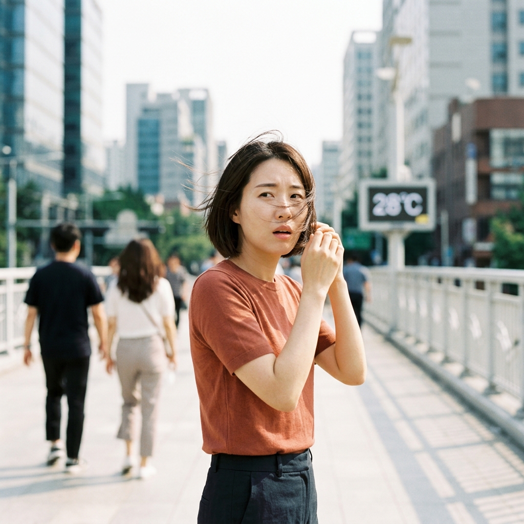 온도계는 30도인데 왜 더 뜨겁게 느껴질까, 체감온도의 비밀