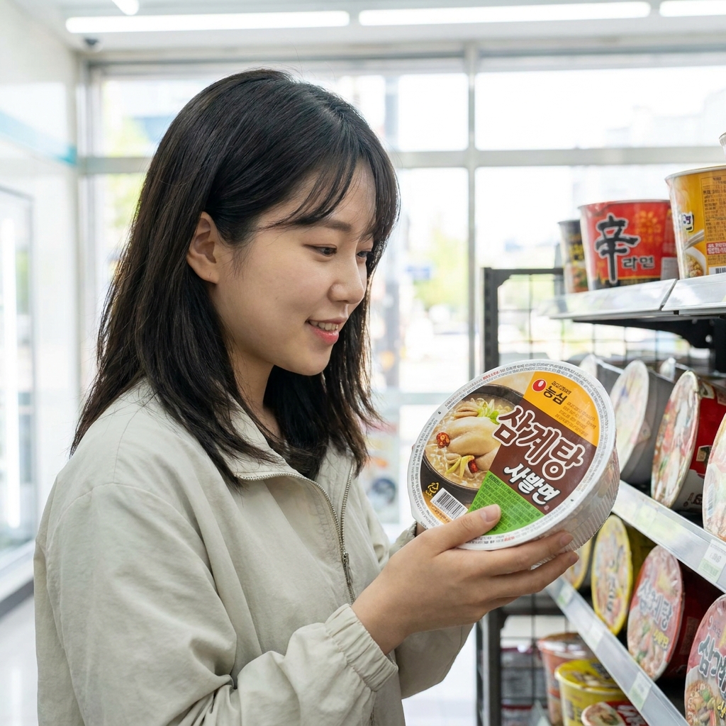 일본에서 역수입 인기 농심 삼계탕 사발면이 드디어 한국에 상륙했습니다