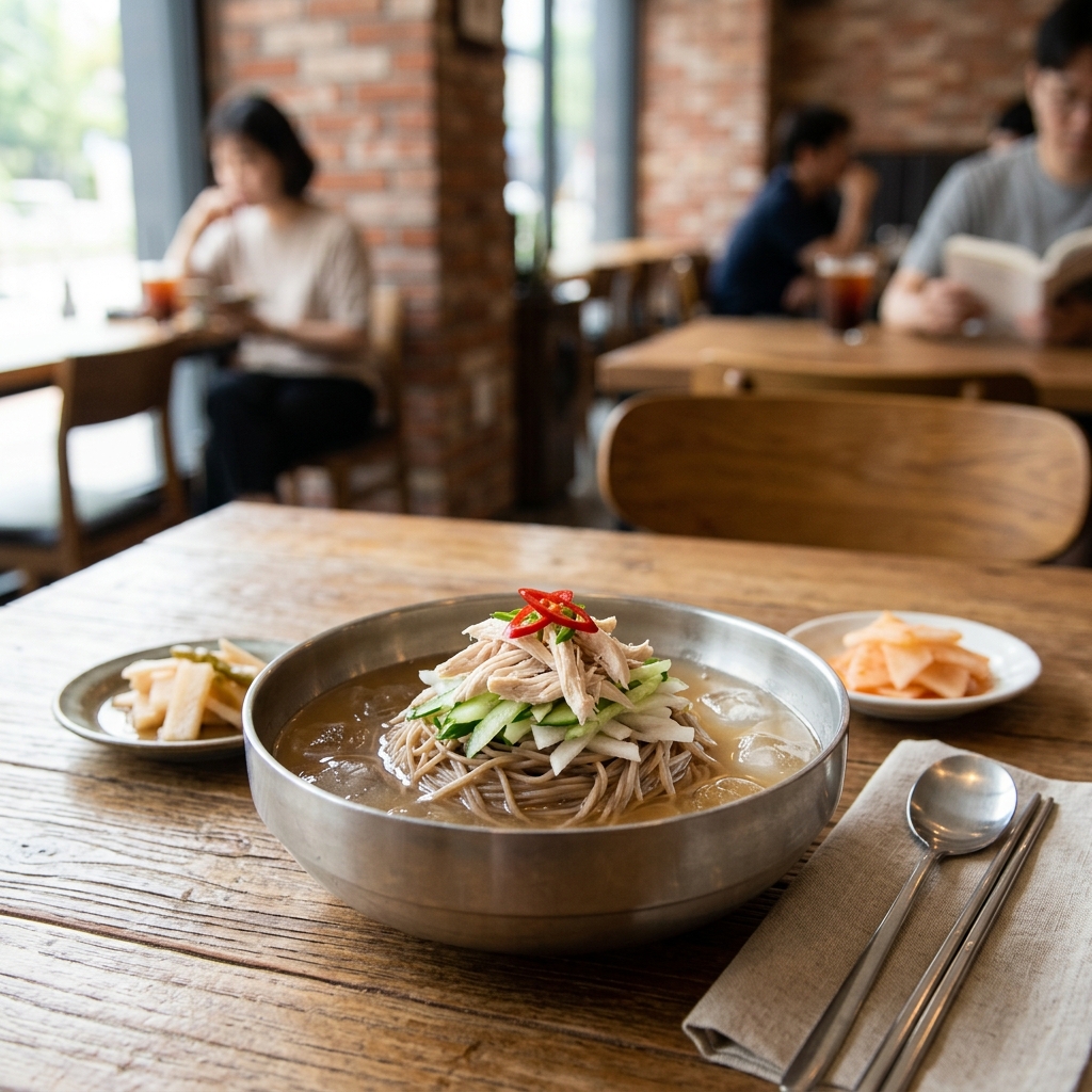 더벤티, 카페에서 초계국수 판매? 여름 한정 메뉴 나왔다