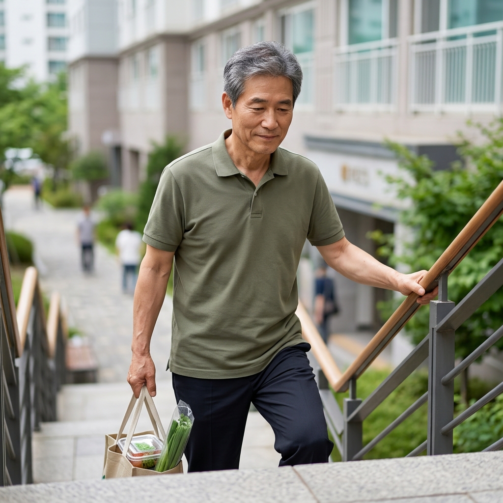계단 오를 때마다 숨차던 70대, 단백질 늘리고 달라진 변화