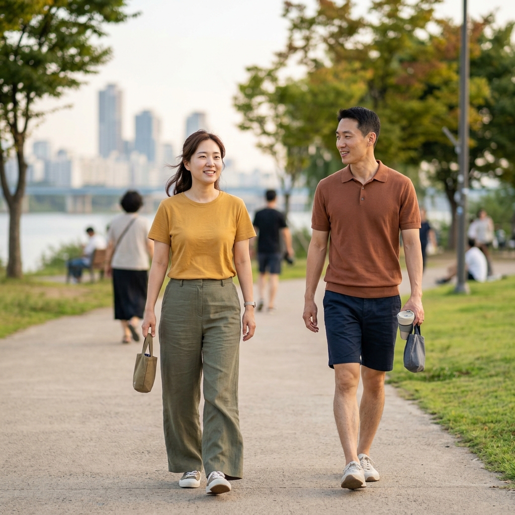 이미지: 서울 지역 8월 평균 기온 추이 그래프, 말복 전후로 급격한 하강보다는 완만한 하강 곡선을 그리는 모습