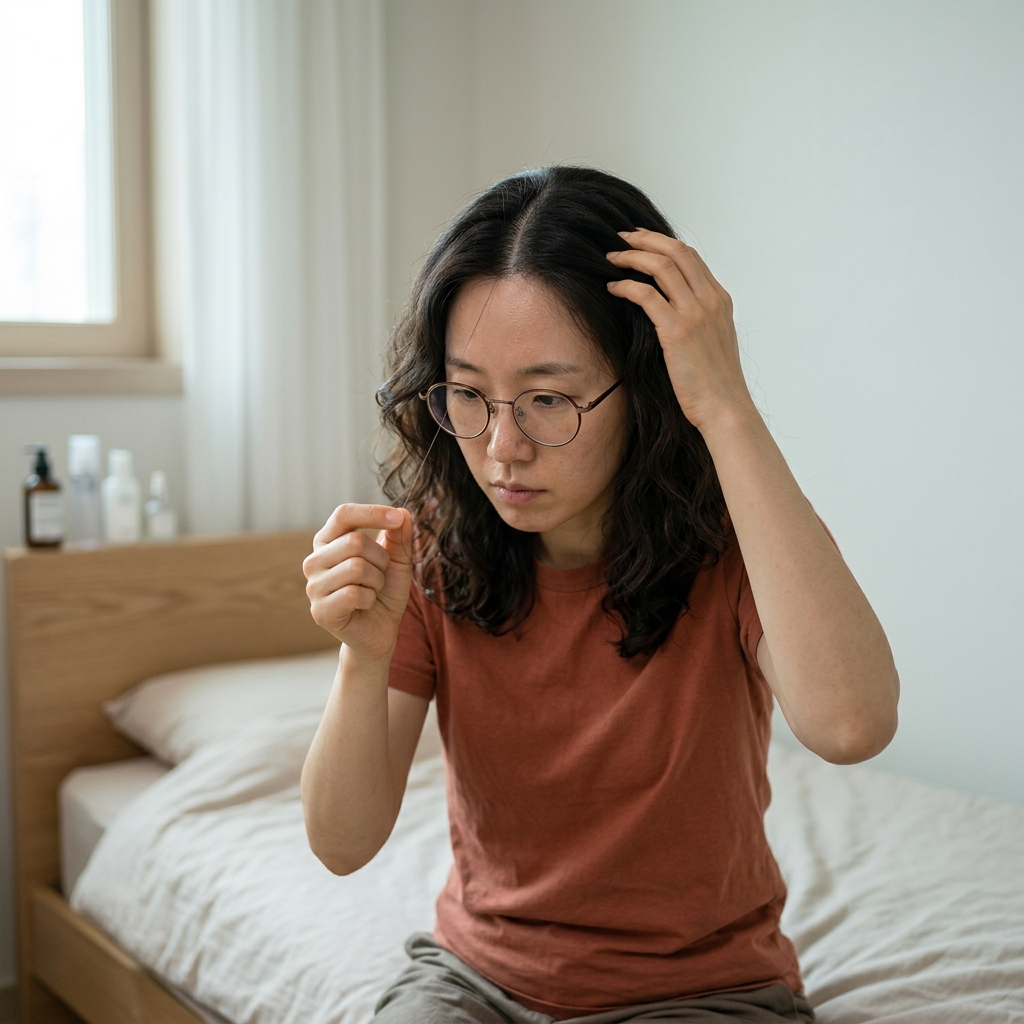 40대 가르마 넓어진 느낌, 단순 탈락인지 여성형 탈모인지 어떻게 구분할까
