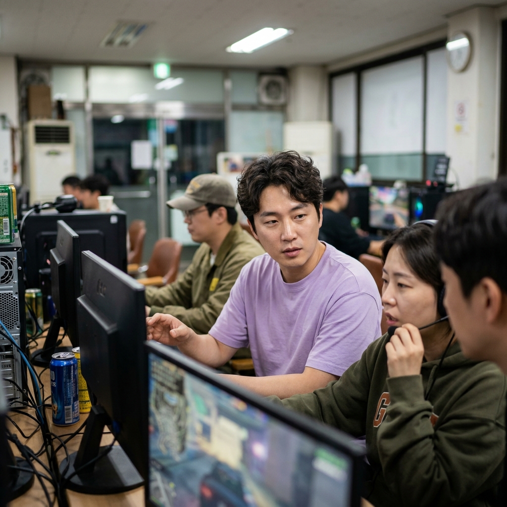 GTA 세계관을 배경으로 여러 스트리머들이 각자의 캐릭터 역할을 연기하는 모습