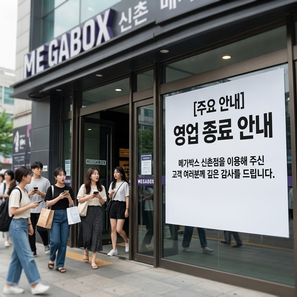 20년 역사의 메가박스 신촌점, 9월 21일 마지막 영업