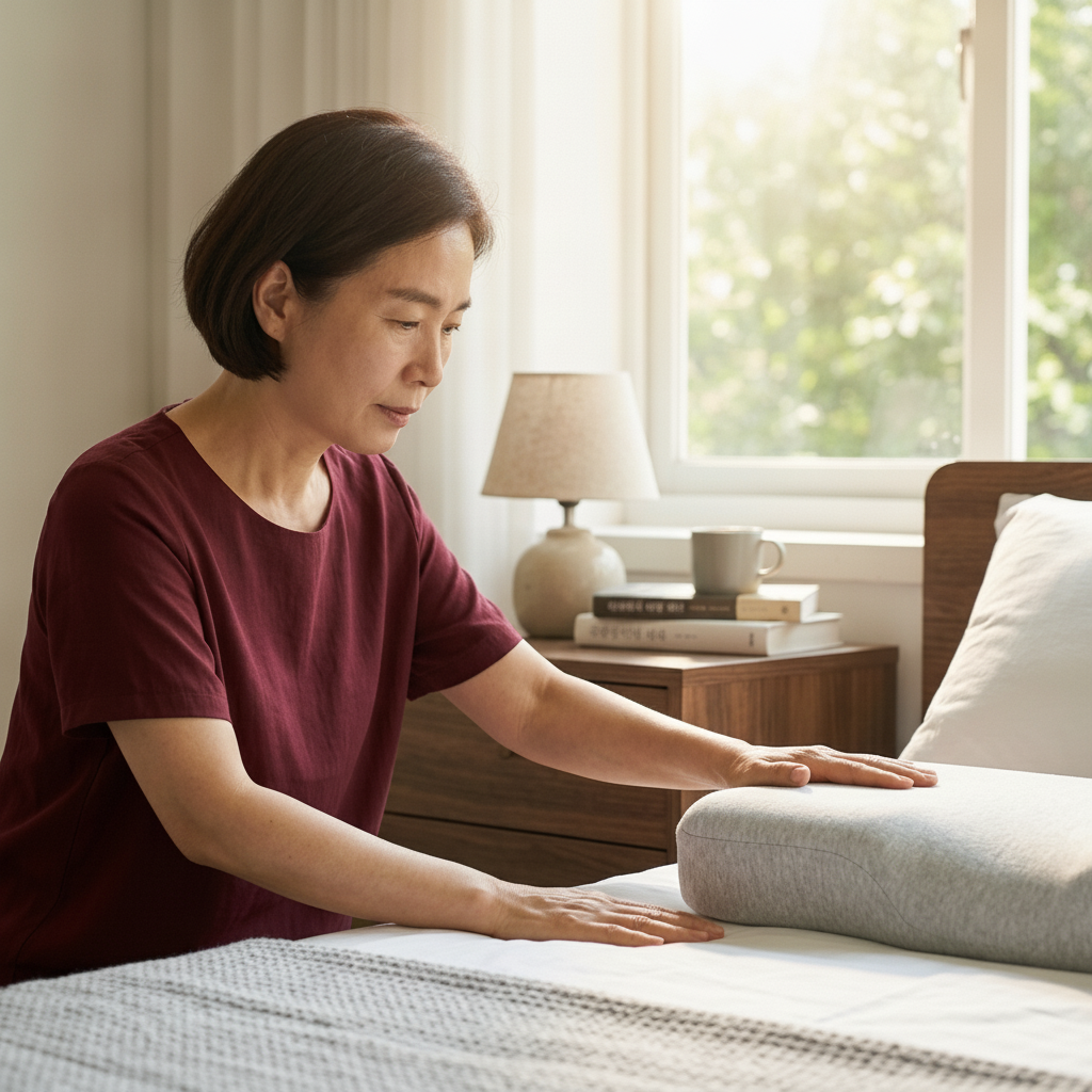 아침마다 목 통증 반복된다면…내 수면 자세에 맞는 베개 높이는?