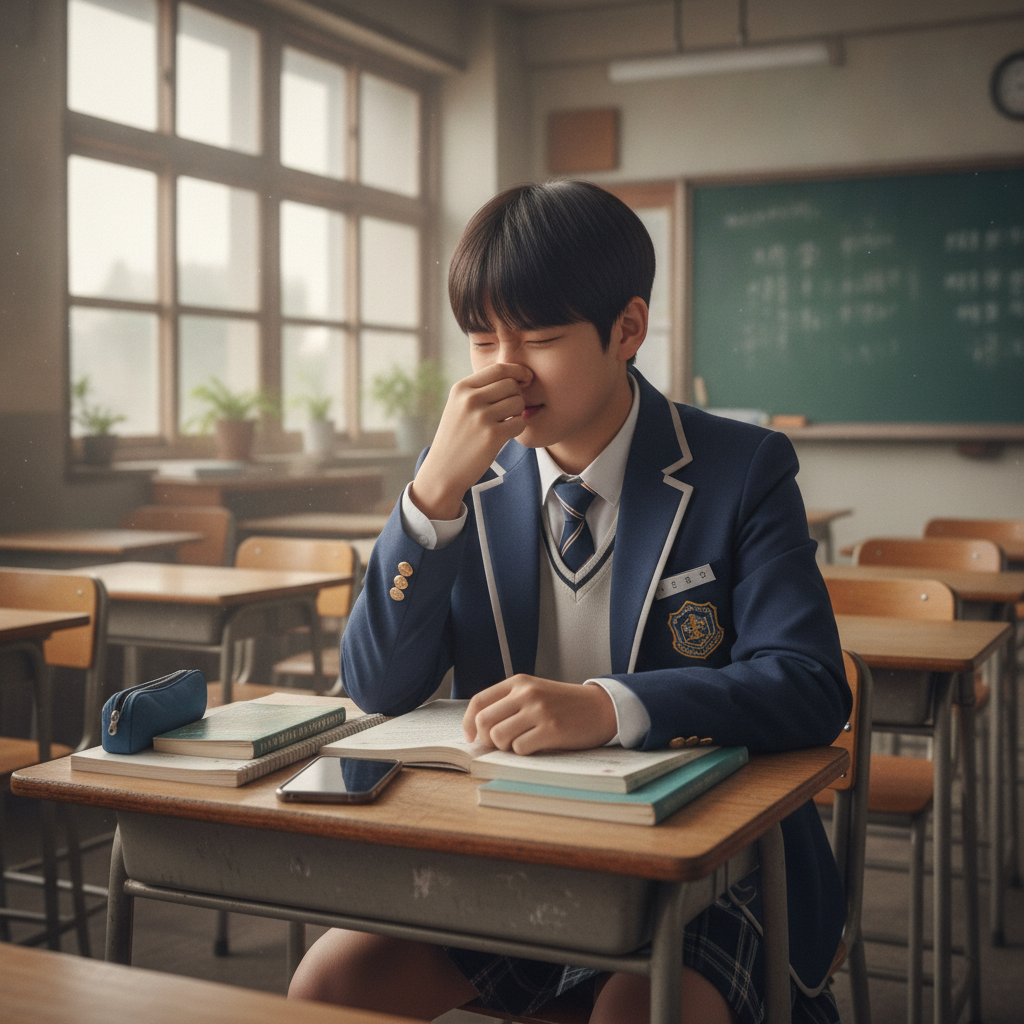 고개 들면 더 위험…코피 날 때 앞으로 숙이고 눌러야 할 부위