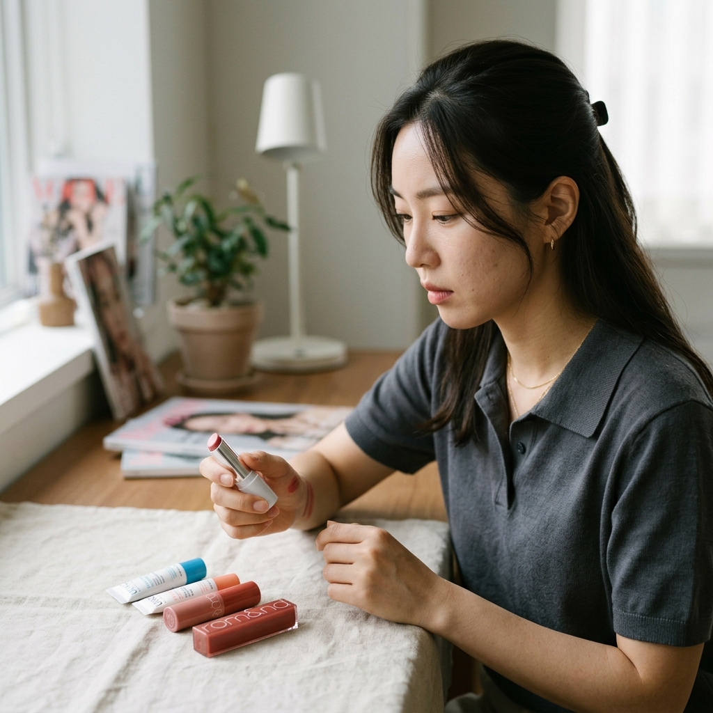 유리아쥬×롬앤 컬러립밤 4종 라인업