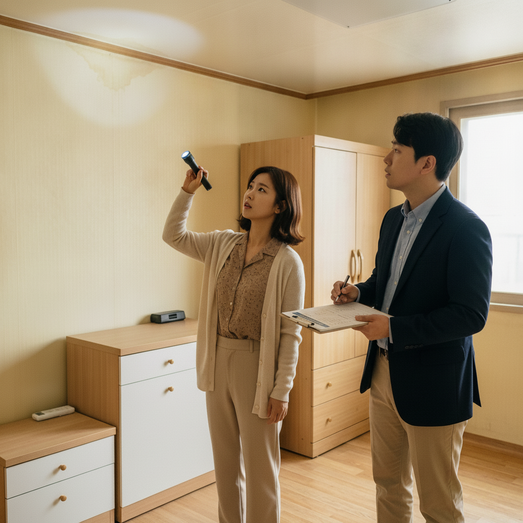 전셋집을 직접 보러 간 날, 창가보다 먼저 확인할 곳