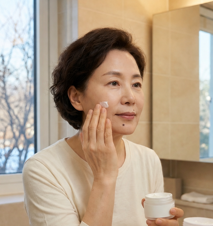 60대 피부 건조함, 크림과 오일 중 무엇을 먼저 바를까