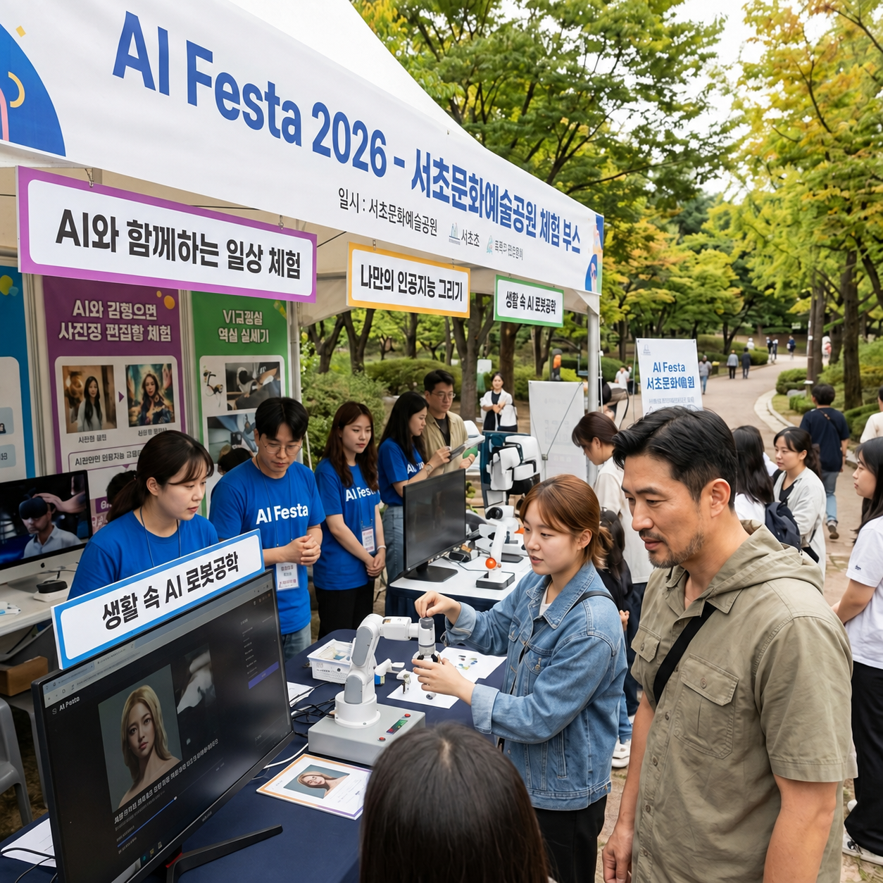 2026 서초 AI 페스타 10월 17일 개막, 플라잉 캐처 등 63개 부스 운영