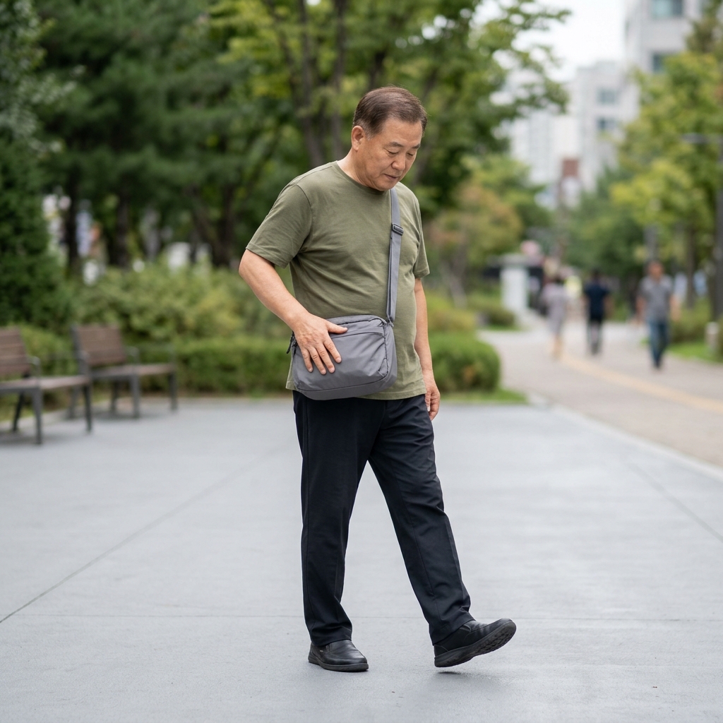 어깨 부담 줄이는 크로스백 고르기…빈 가방 400g 이하인지 살펴보세요